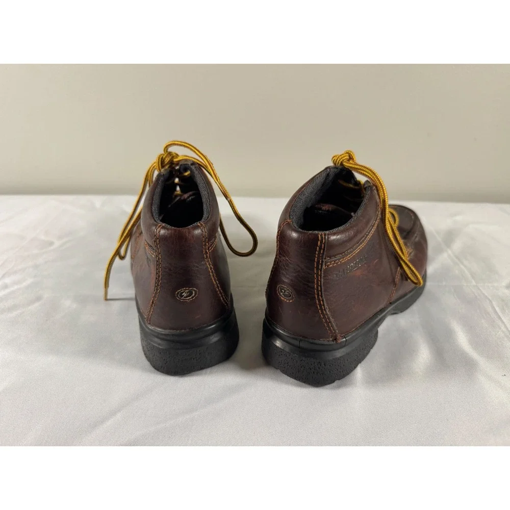 Carolina Mens 8M Brown Leather Moc Toe Work Boots ANSI Z41 PT99 4296 Steel Toe